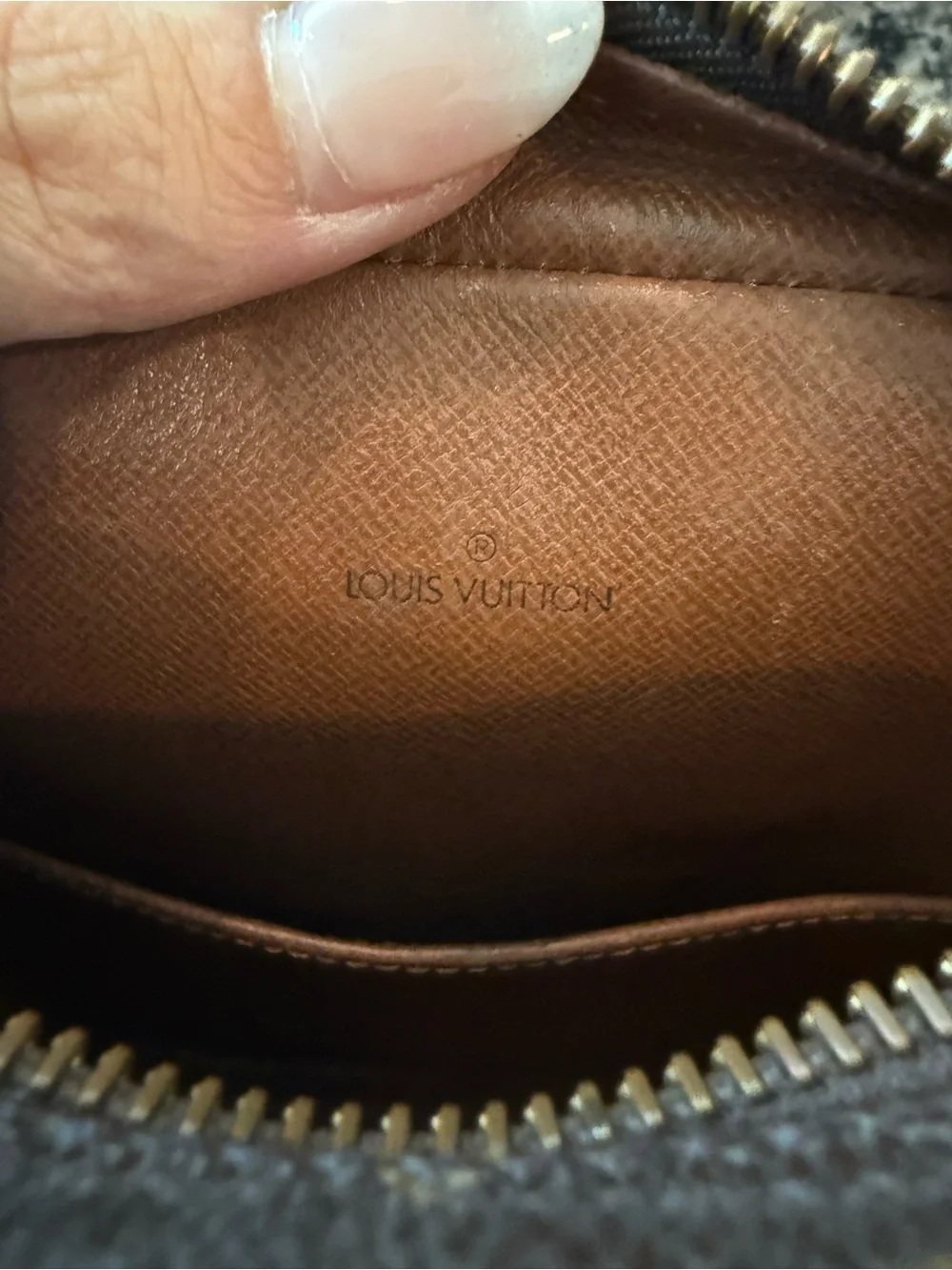 Louis Vuitton Monogram Canvas Brown Tan Messenger Crossbody